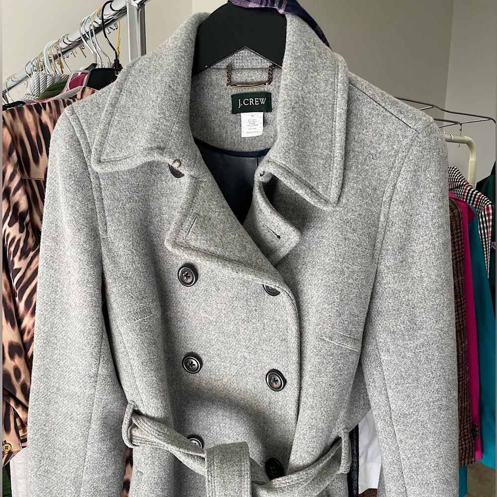 Women’s wool trench coat size 10